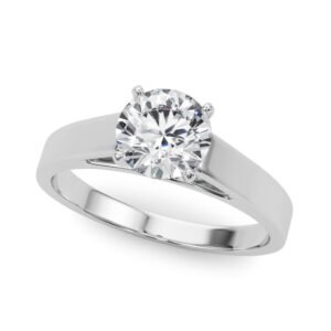 Cathedral Solitaire Engagement Ring