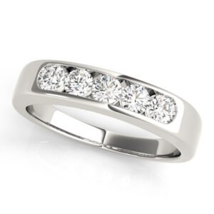 Channel Set Wedding Bands