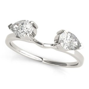 Pear Shape Wraps & Inserts Wedding Bands