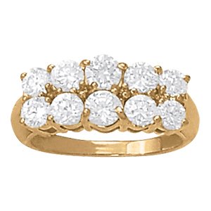 Double Row Fashion Ring