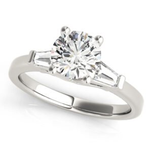 3-Stone Baguette Engagement Ring