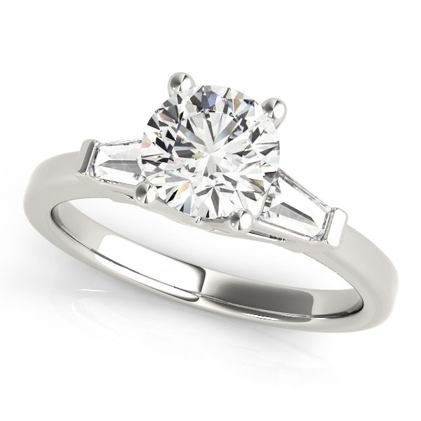 3-Stone Baguette Engagement Ring