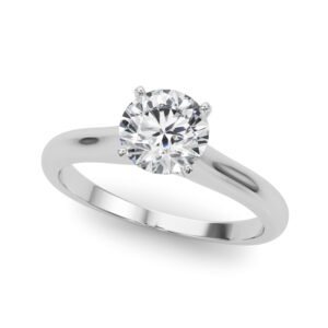 Cathedral Solitaire Engagement Ring