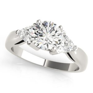 3-Stone Trillion Shape Engagement Rings
