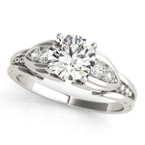 ENGAGEMENT RINGS SINGLE ROW PRONG