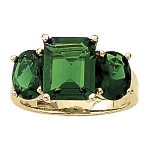 3-Stone Fashion Color Rings