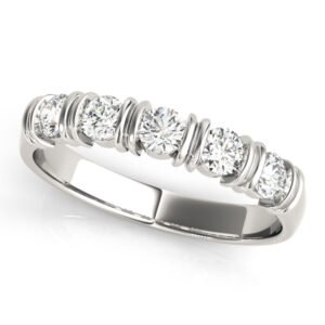 Bar Set Wedding Ring