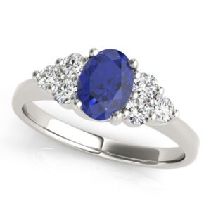Oval Shape Trellis Color Rings
