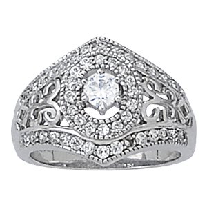 Antique Filigree Right Hand Fashion Ring