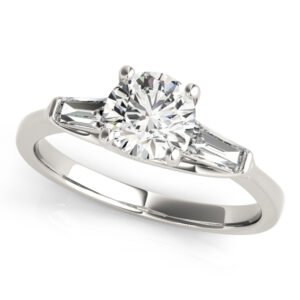 Fancy Shape Baguette Trellis Engagement Rings