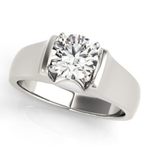 Solitaire Round Engagement Ring