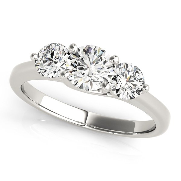 3-Stone Trellis Engagement Ring
