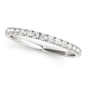 Split Prong Wedding Band