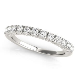Prong Set Wedding Band