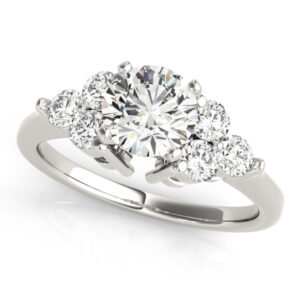 ENGAGEMENT RINGS CLUSTER SIDES