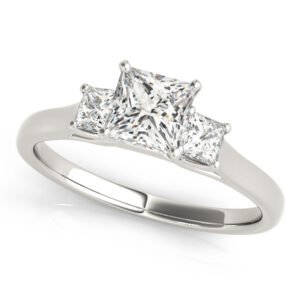 ENGAGEMENT RINGS 3 STONE PRINCESS