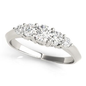 Prong Set Wedding Band