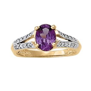 Split Oval Color Ring