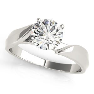 Solitaire Prong Set Engagement Ring