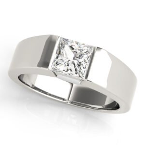 Solitaire Princess Cut Engagement Rings