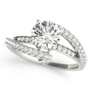 Bypass Split Shank Engagement Rings