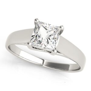 Trellis Princess Cut Solitaire Engagement Ring