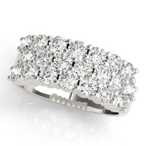 Multirow Prong Fashion Ring