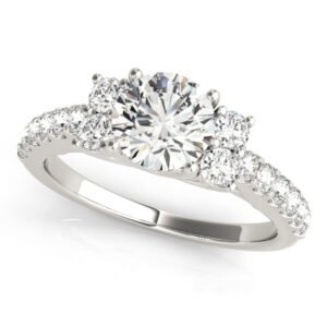 ENGAGEMENT RINGS CLUSTER SIDES