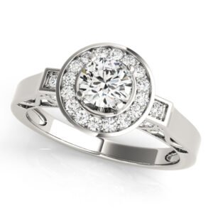 ENGAGEMENT RINGS HALO ROUND