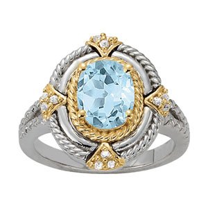 Braided Oval Color Ring