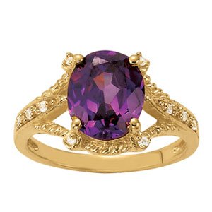 Oval Shaped Color Rings
