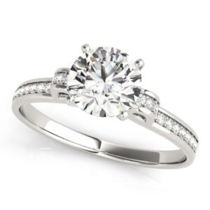 ENGAGEMENT RINGS SINGLE ROW PRONG