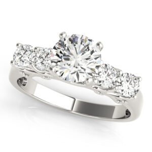 ENGAGEMENT RINGS SINGLE ROW PRONG