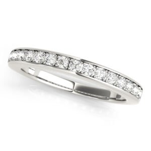 Prong In Channel Wedding Band