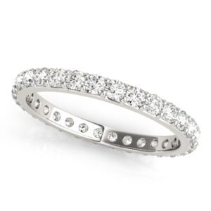 Shared Prong Eternity Wedding Band