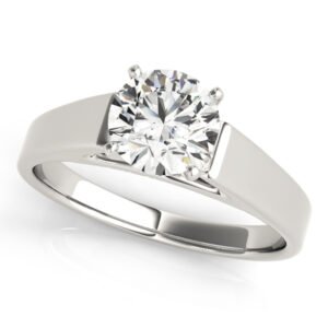 Antique Style Solitaire Engagement Ring