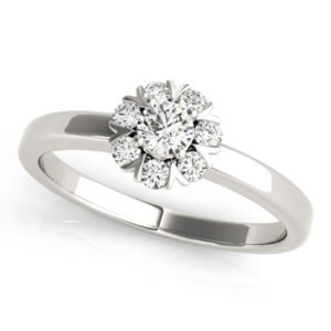 CLUSTER RING, SPLIT PRONGS