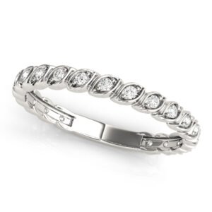 Prong Set Wedding Band