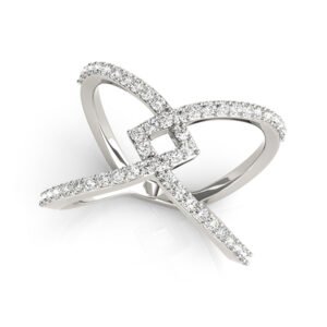 Multirow Split Shank Fashion Ring