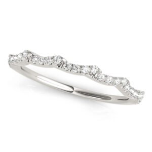 Wavy Wedding Band
