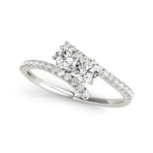 2-Stone French-Cut Fashion Ring