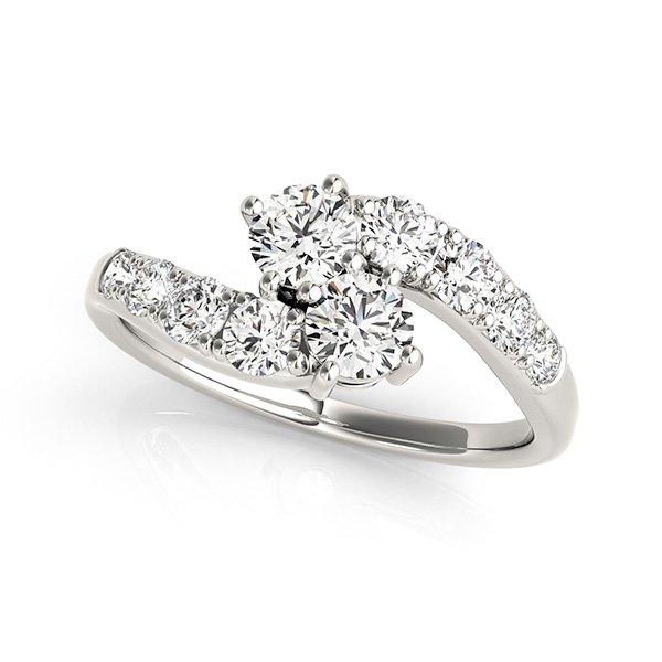 2-Stone Prong Fashion Ring