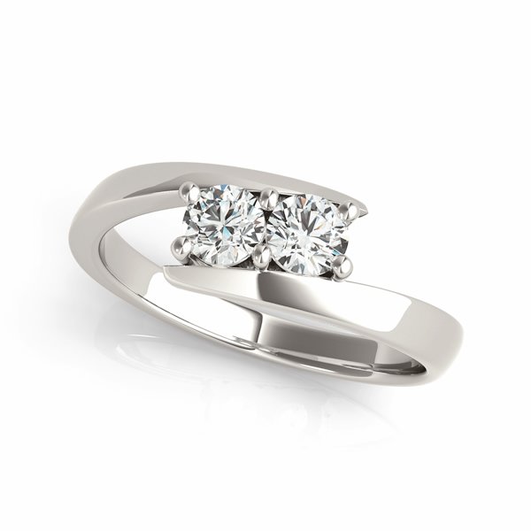 2-Stone Bypass Fashion Ring