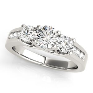 3-Stone Trellis Engagement Ring