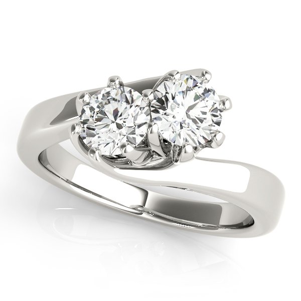 2-Stone Trellis Wedding Rings