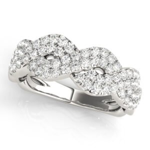 Multirow Twisted Wedding Bands