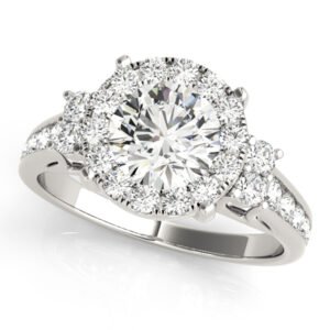 ROUND HALO ENGAGEMENT RING
