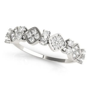 Prong Set Stackable Wedding Bands