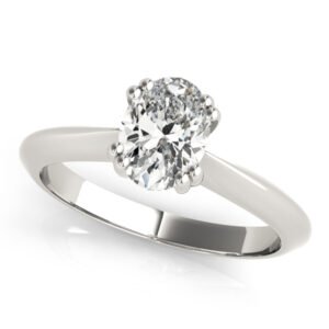 DOUBLE PRONG OV ENGAGEMENT RING