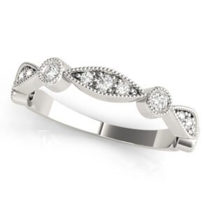 Stackable Milgrain Band